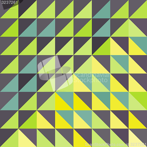 Image of Geometric triangles background. Mosaic. 