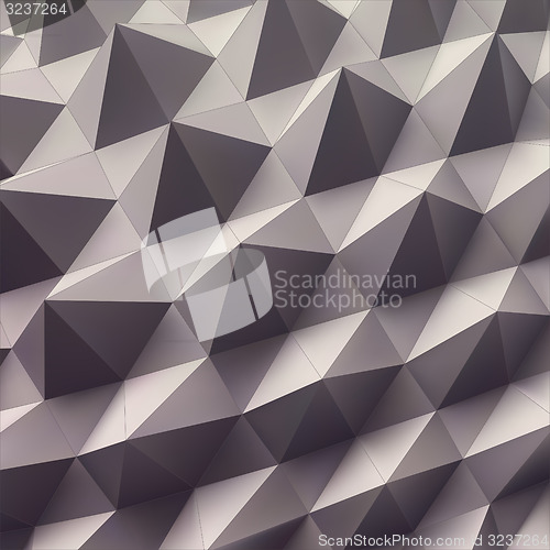 Image of Abstract geometric polygonal background. 3d vector illustration.