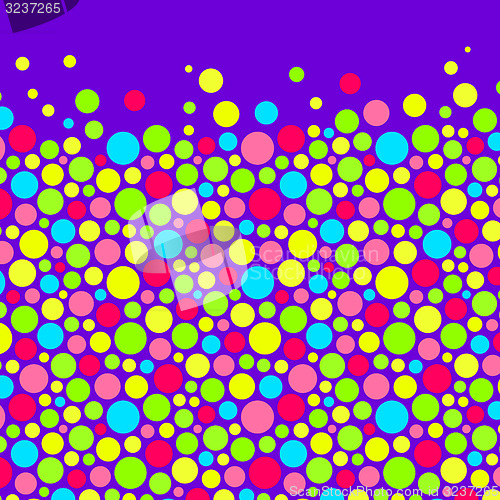 Image of Abstract background with color circles. Vector illustration.