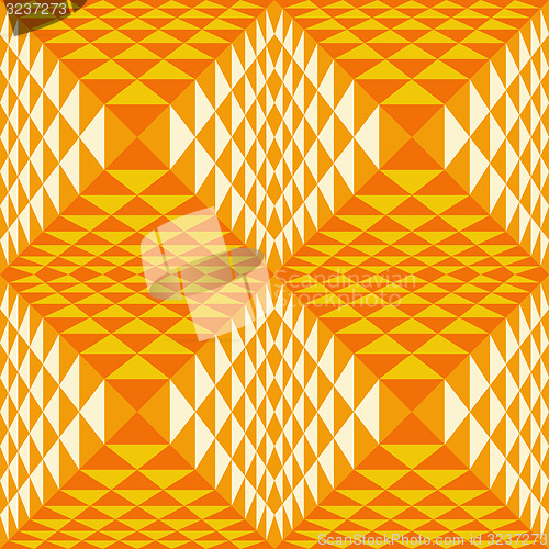 Image of Abstract geometrical  3d background.  Seamless pattern. 