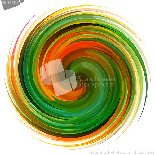 Image of Colorful abstract icon. Dynamic flow illustration. 