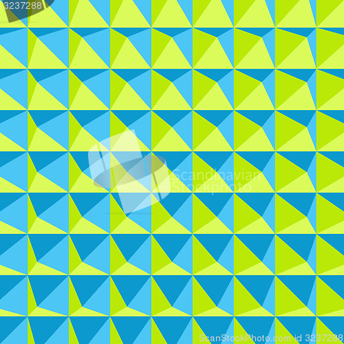 Image of Abstract 3d geometric pattern. Polygonal background. 