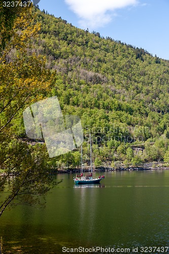 Image of scenic landscapes of the Norwegian fjords.