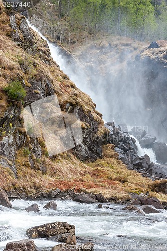 Image of waterfall in Norway