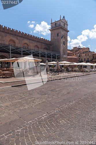 Image of City center of the historic town in Mantua 