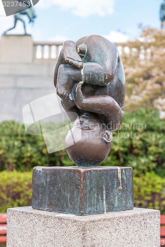 Image of The statue in the Vigeland Park, Oslo