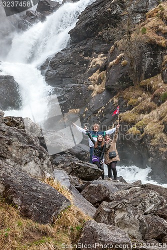 Image of waterfall in Norway