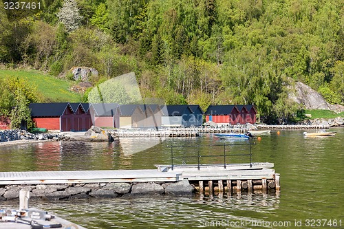 Image of scenic landscapes of the Norwegian fjords.