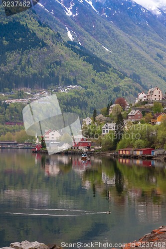 Image of scenic landscapes of the Norwegian fjords.