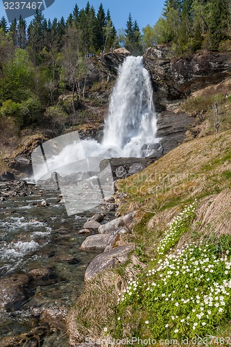 Image of waterfall in Norway