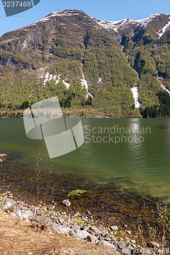 Image of scenic landscapes of the Norwegian fjords.