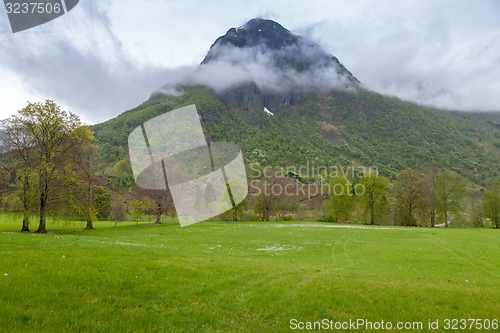 Image of scenic landscapes of the Norwegian fjords.