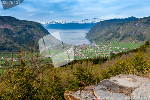 Image of scenic landscapes of the Norwegian fjords.