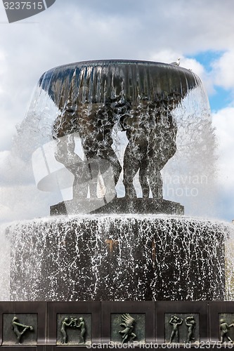 Image of Sculptures at the Vigeland Park  in Oslo, Norway