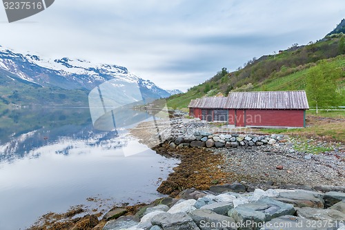 Image of scenic landscapes of the Norwegian fjords.