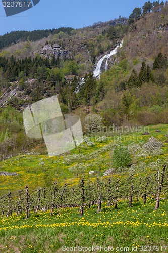 Image of waterfall in Norway