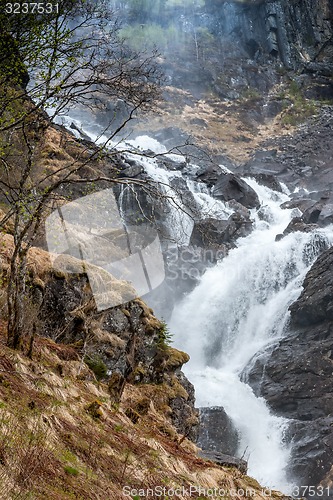 Image of waterfall in Norway