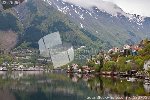 Image of scenic landscapes of the Norwegian fjords.