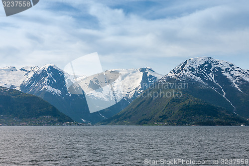 Image of scenic landscapes of the Norwegian fjords.