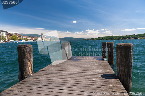 Image of Riva del Garda view at the lake, Italy