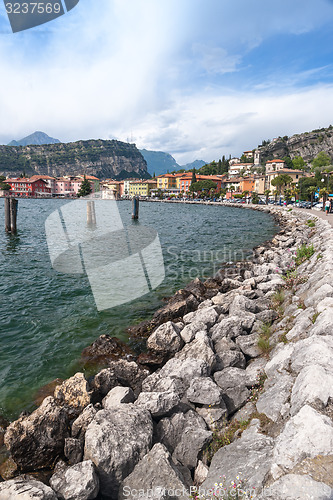 Image of harbor, Lake Garda