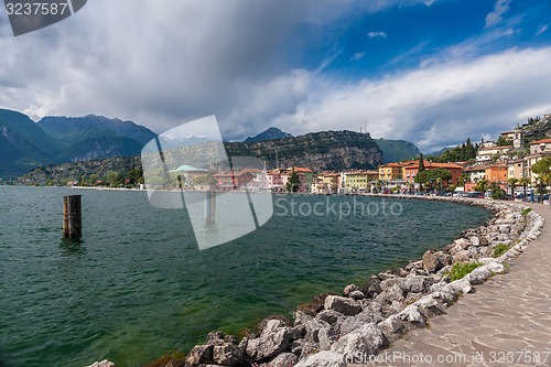 Image of harbor, Lake Garda