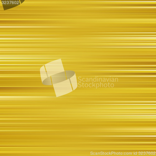 Image of Gold waves background. Metal plate with reflected light. 