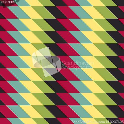 Image of Seamless geometric background. Mosaic. 