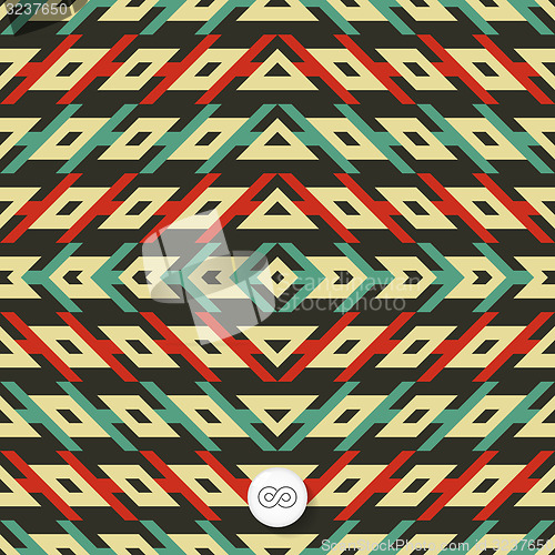 Image of Seamless geometric background. Mosaic. 