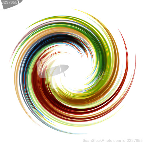 Image of Colorful abstract icon. Dynamic flow illustration. 