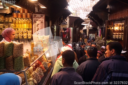 Image of AFRIKA MAROKKO FES MEDINA ALTSTADT GASSE