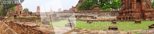 Image of Ancient Buddha statue at Wat Yai Chaimongkol