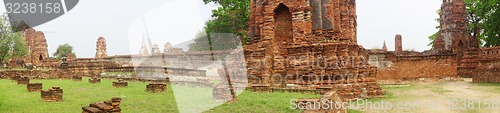 Image of Ancient Buddha statue at Wat Yai Chaimongkol