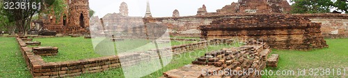 Image of Ancient Buddha statue at Wat Yai Chaimongkol