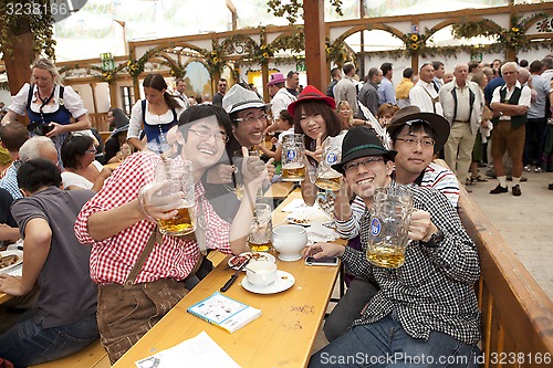 Image of Oktoberfest Japanese visitors