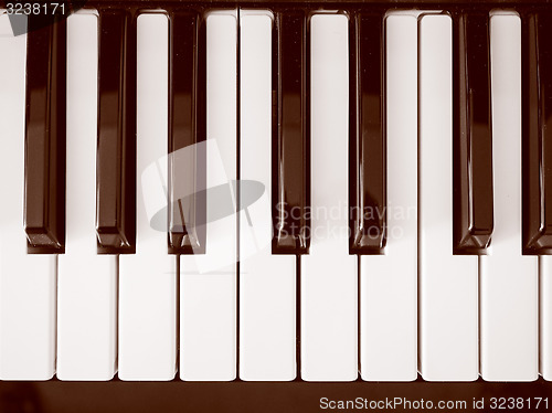 Image of Retro look Music keyboard