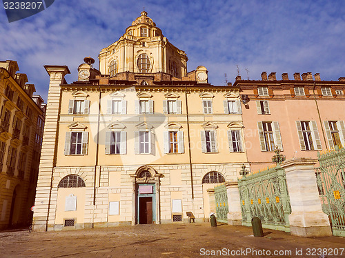 Image of Retro look San Lorenzo church Turin