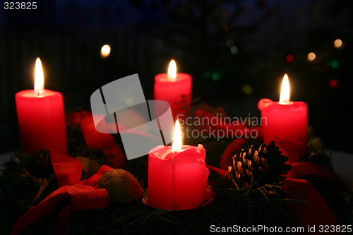 Image of Advent wreath
