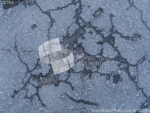Image of Cracks in the road