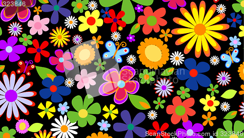 Image of Spring flower background