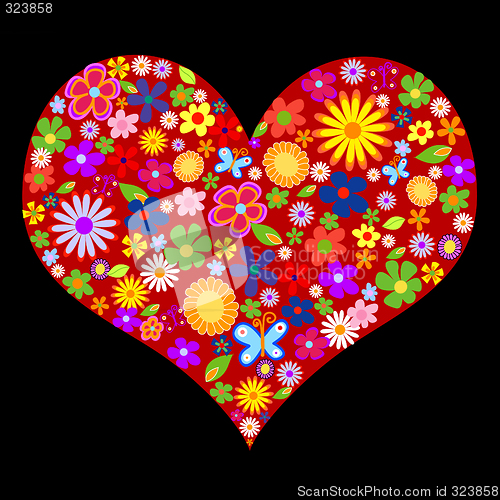 Image of spring flower valentine