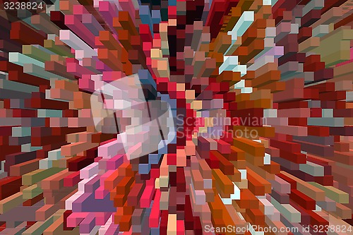 Image of bright and motley abstraction