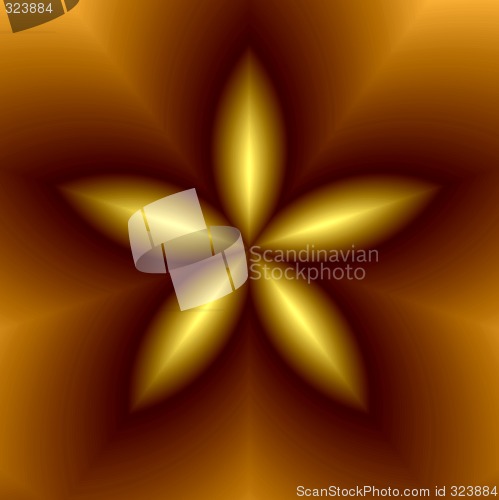 Image of yellow flower effect design