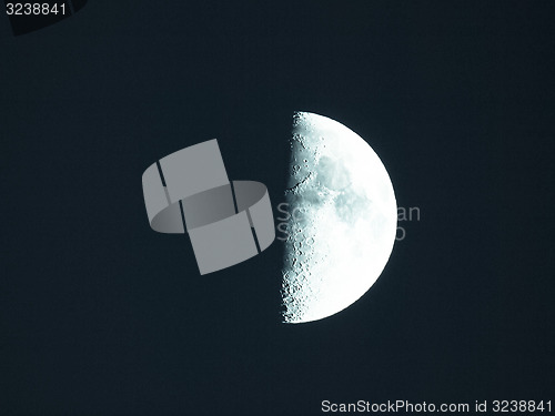 Image of First quarter moon