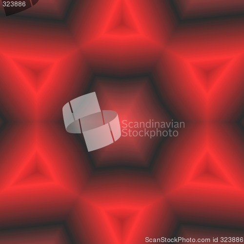 Image of red star design