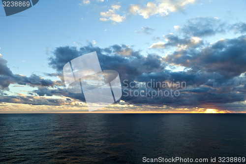 Image of Sunset Over the Atlantic