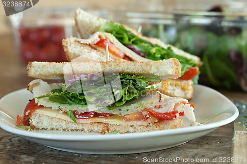 Image of Turkey Sandwich Halves