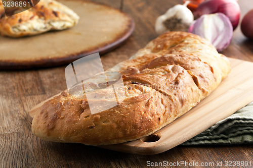 Image of Homemade Italian Stuffed Bread