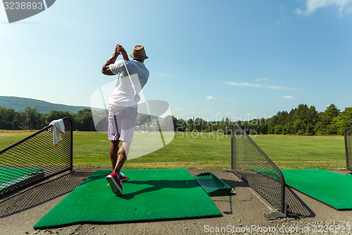 Image of Driving Range Golf Swing