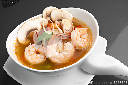 Image of Thai Vegetable Soup with Shrimp